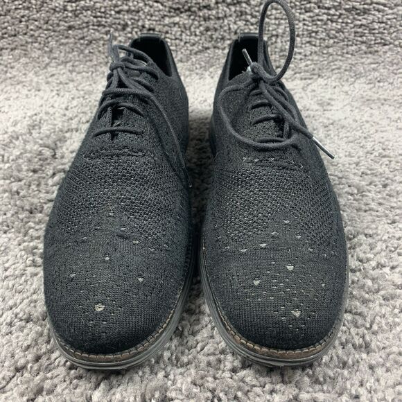 Cole Haan OriginalGrand Stitchlite Mens Size 12 Black Wingtip Oxford Shoes main image 4